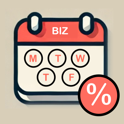 HYIP Weekly Business Days Only Interest Calculator