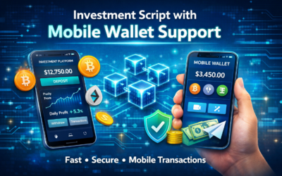 MOBILE-FIRST: Investment Script with Mobile Wallet Support (Capture 75% Traffic)
