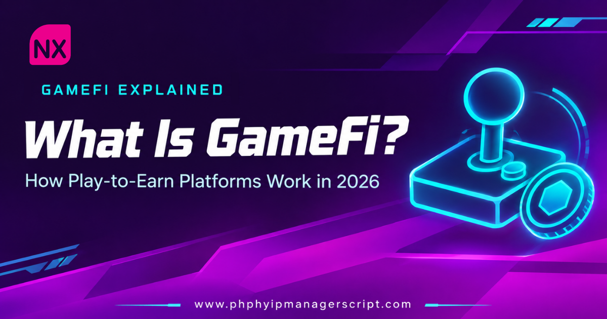 what-is-gamefi-play-to-earn-explained What is GameFi โ play-to-earn platforms explained - PHP HYIP Manager Script