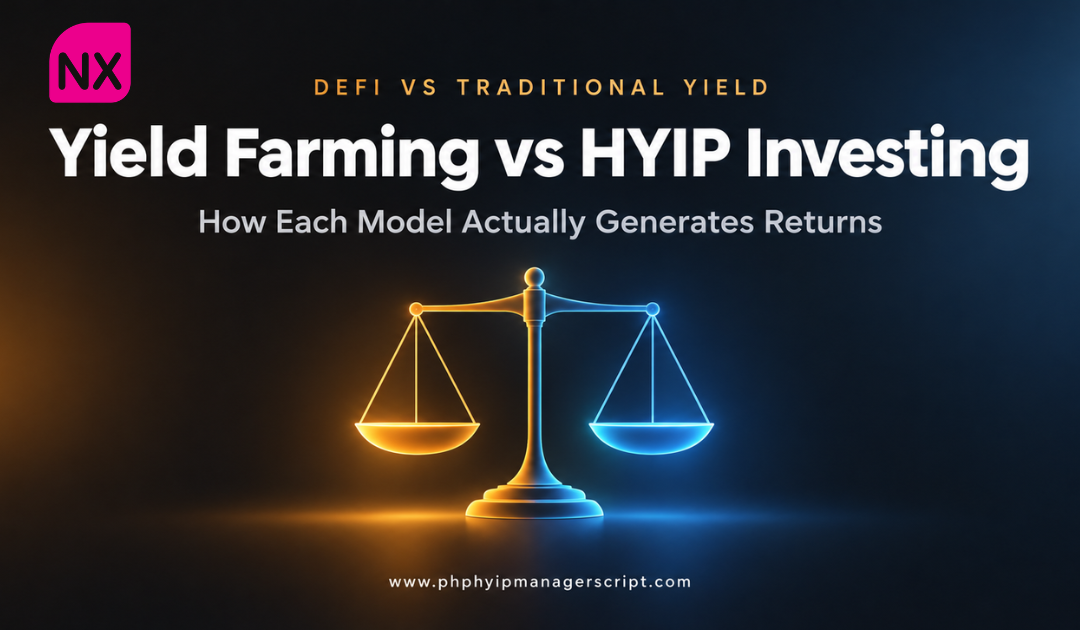 Yield Farming vs HYIP Investing: What’s the Real Difference?